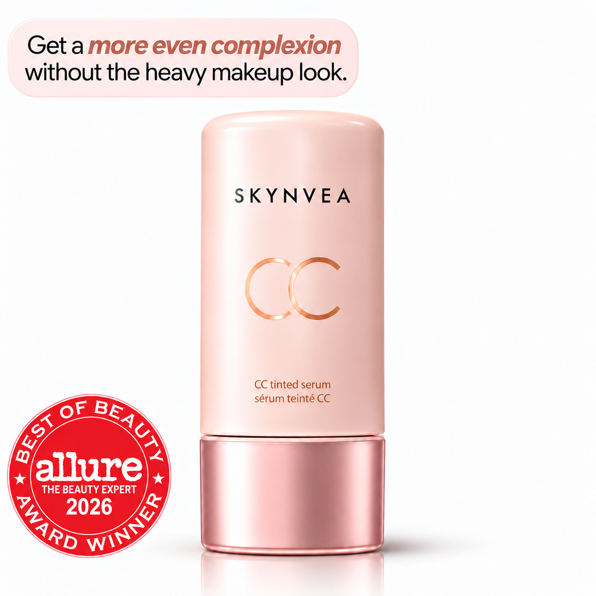 CC Tinted Serum | Goes On White, Becomes Your Shade