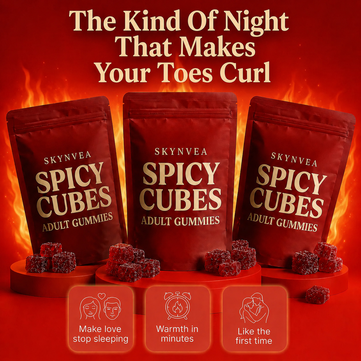 Spicy Cubes | The Kind Of Night That Makes Your Toes Curl